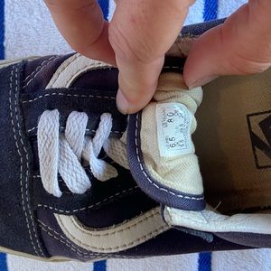 Blue Vans Old School size 8
